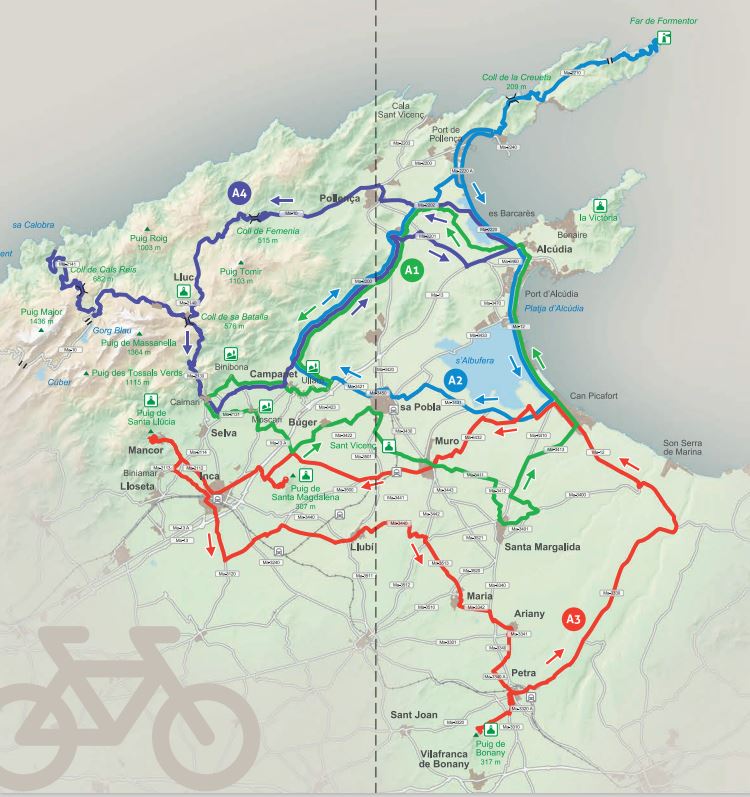 rennrad-route-mallorca Rennradverleih Mallorca